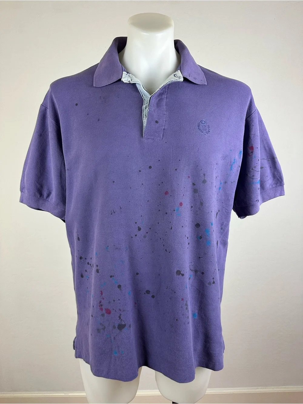 NWT Ralph Lauren x Urban Outfitters One-of-a-Kind Polo with Artistic Paint-Splat